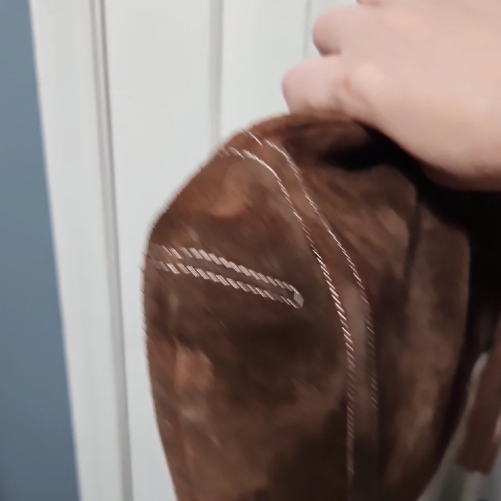 Coach REHAB Dark Brown Suede Bag Crossbody with Tassel - Picture 9 of 13